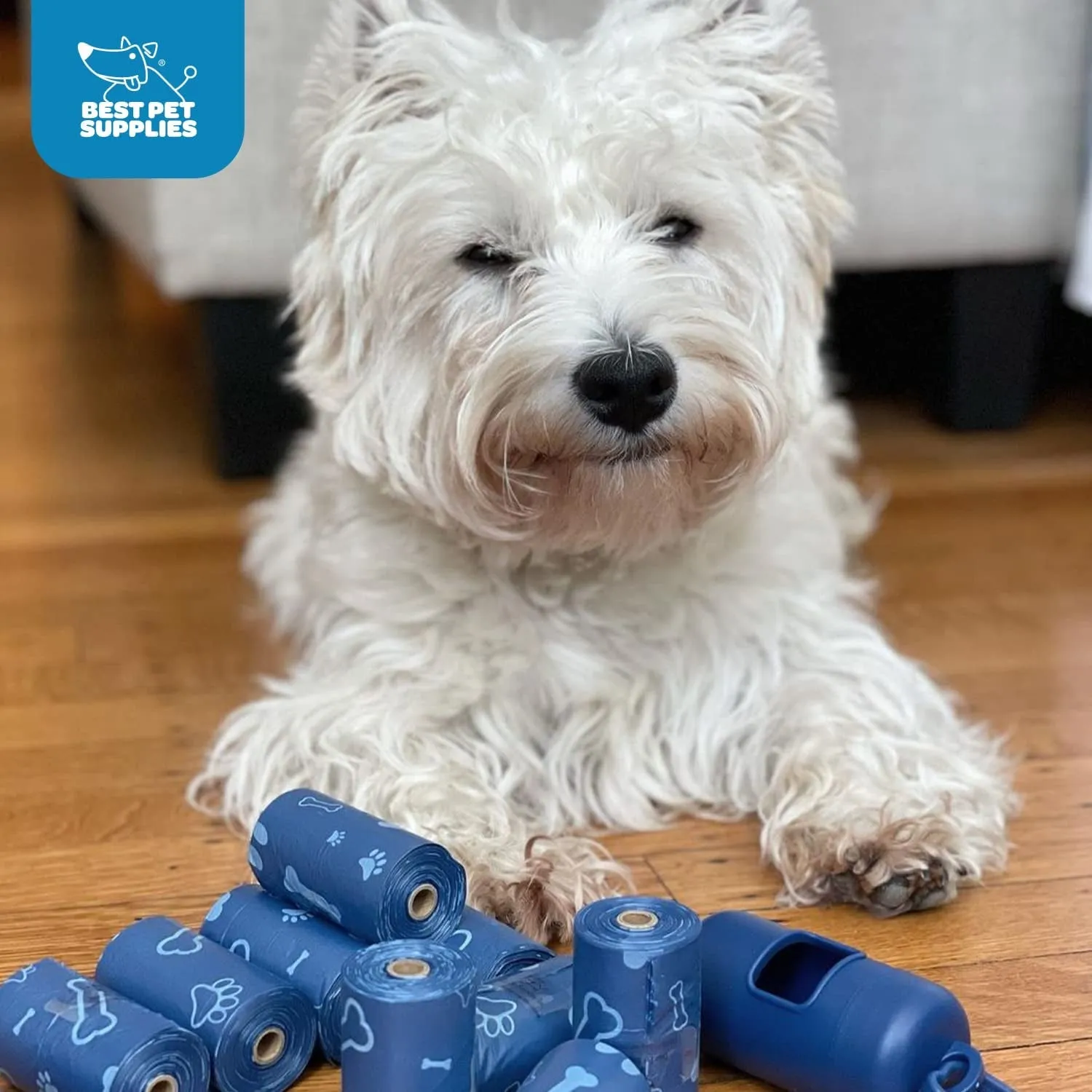 Dog/cat Poop Bags (360 Bags) for Waste Refuse Cleanup, Doggy Roll Replacements for Outdoor Puppy Walking and Travel, Leak Proof and Tear Resistant, Thick Plastic - Turquoise
