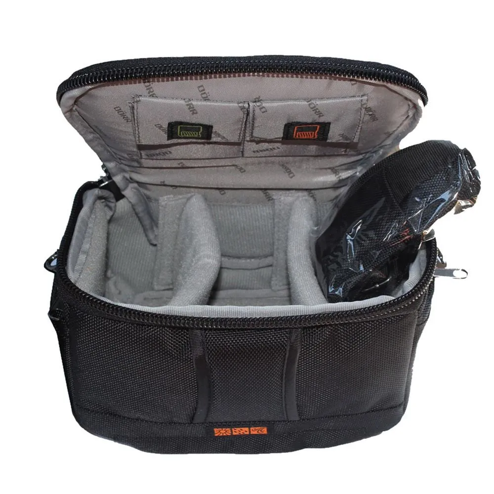 Dorr Yuma Extra Small DSLR Camera Bag - Black and Silver