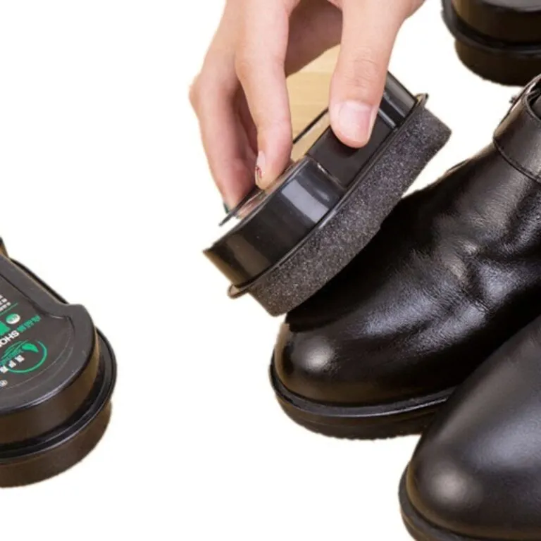 Double Sided Leather Shoes Polish Brush