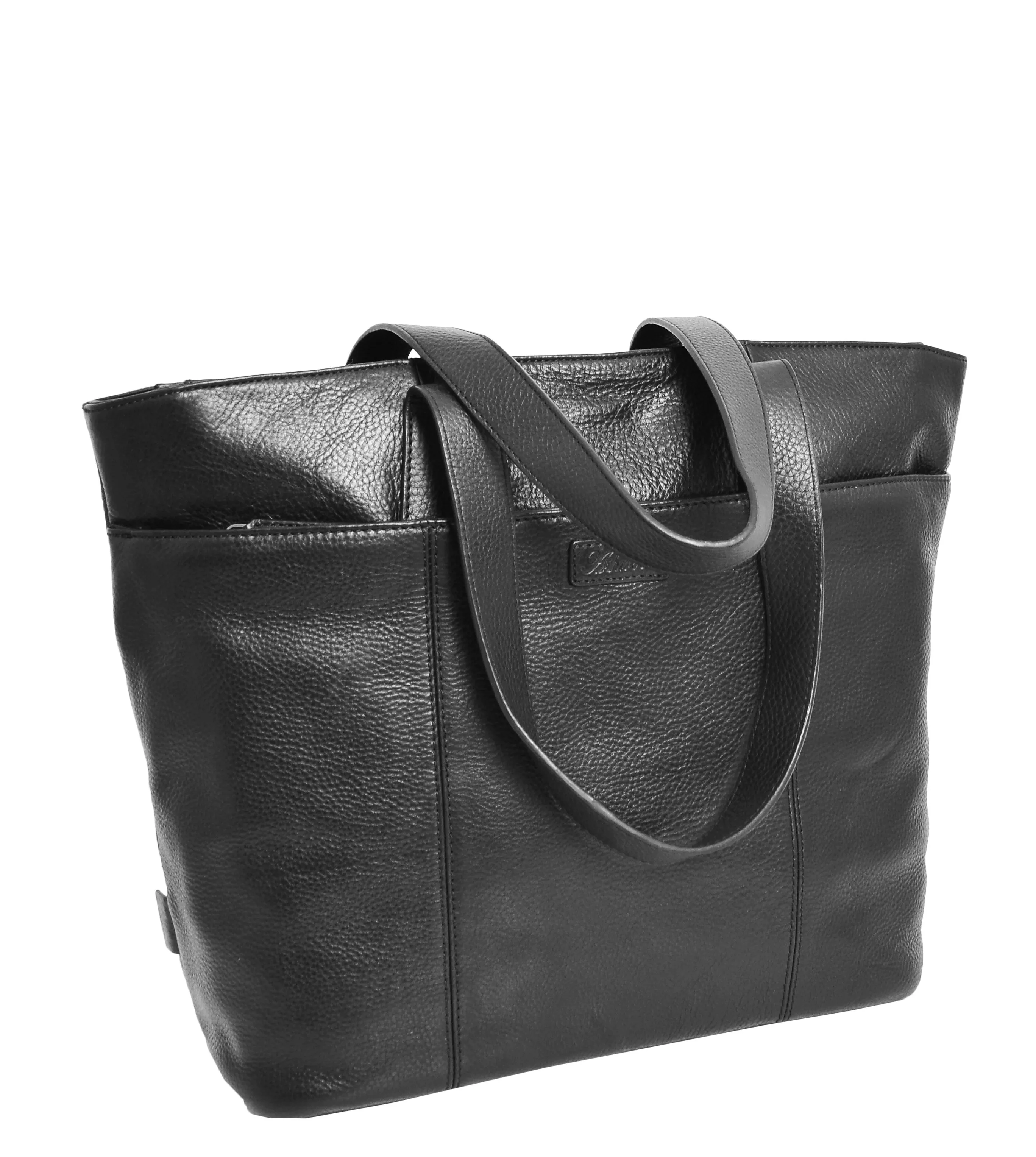 DR288 Women’s Genuine Black Leather Shoulder Bag
