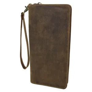 DR405 Vintage Leather Travel Documents Wallet Tan