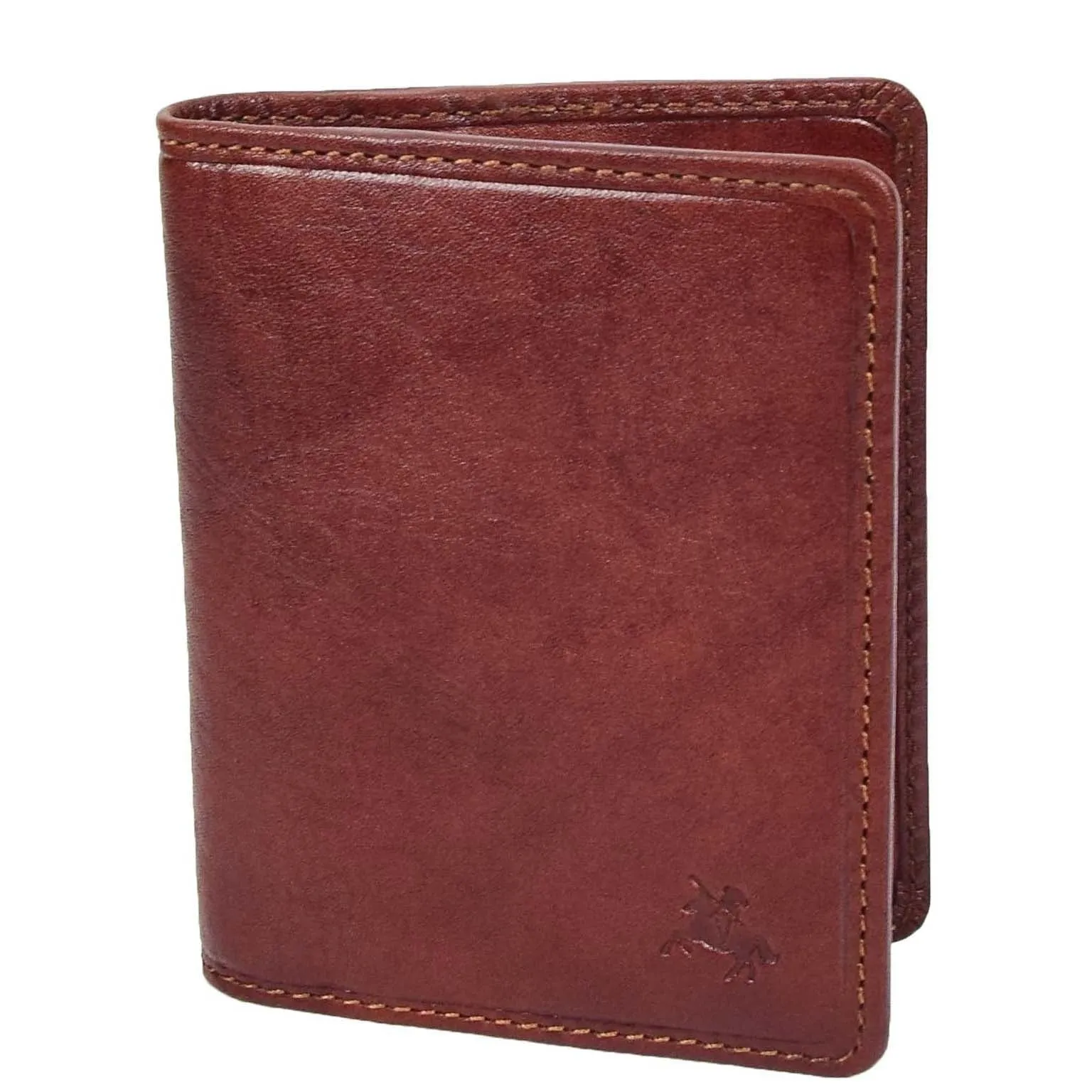DR665 Men's Slim Real Leather Wallet RFID Credit Cards Holder Tan
