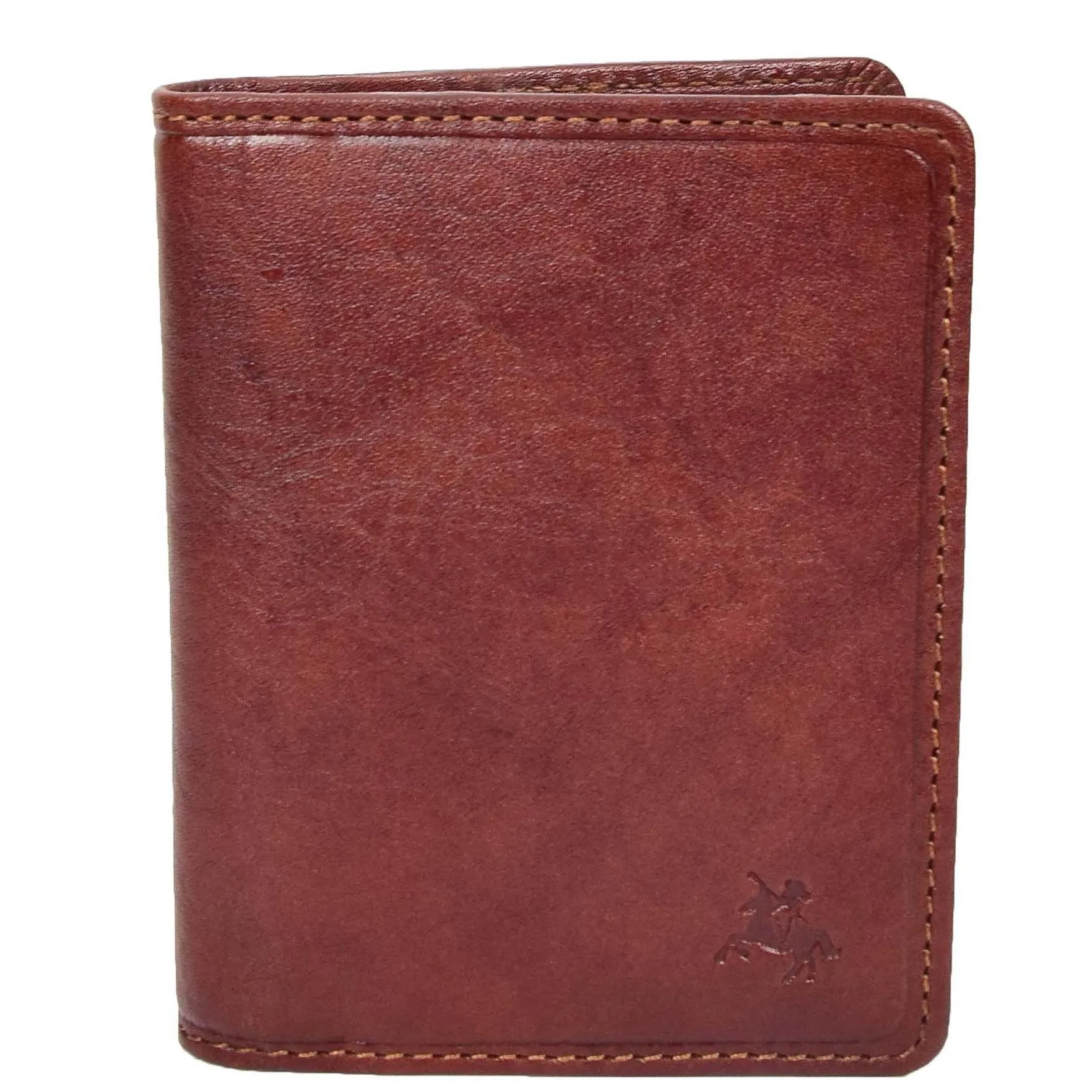 DR665 Men's Slim Real Leather Wallet RFID Credit Cards Holder Tan