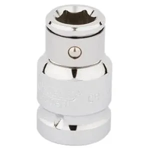 Draper 16811 Screwdriver Bit Holding Socket, 1/2" Sq. Dr. X 10Mm Hexagon Dr-16811