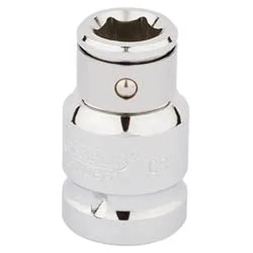 Draper 16811 Screwdriver Bit Holding Socket, 1/2" Sq. Dr. X 10Mm Hexagon Dr-16811