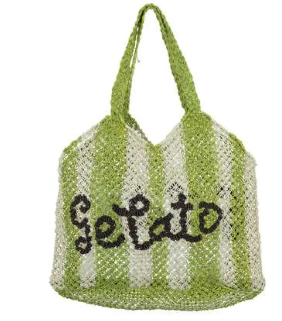 DREW BAG - GELATO - LIME/NATURAL/BROWN- THE JACKSONS