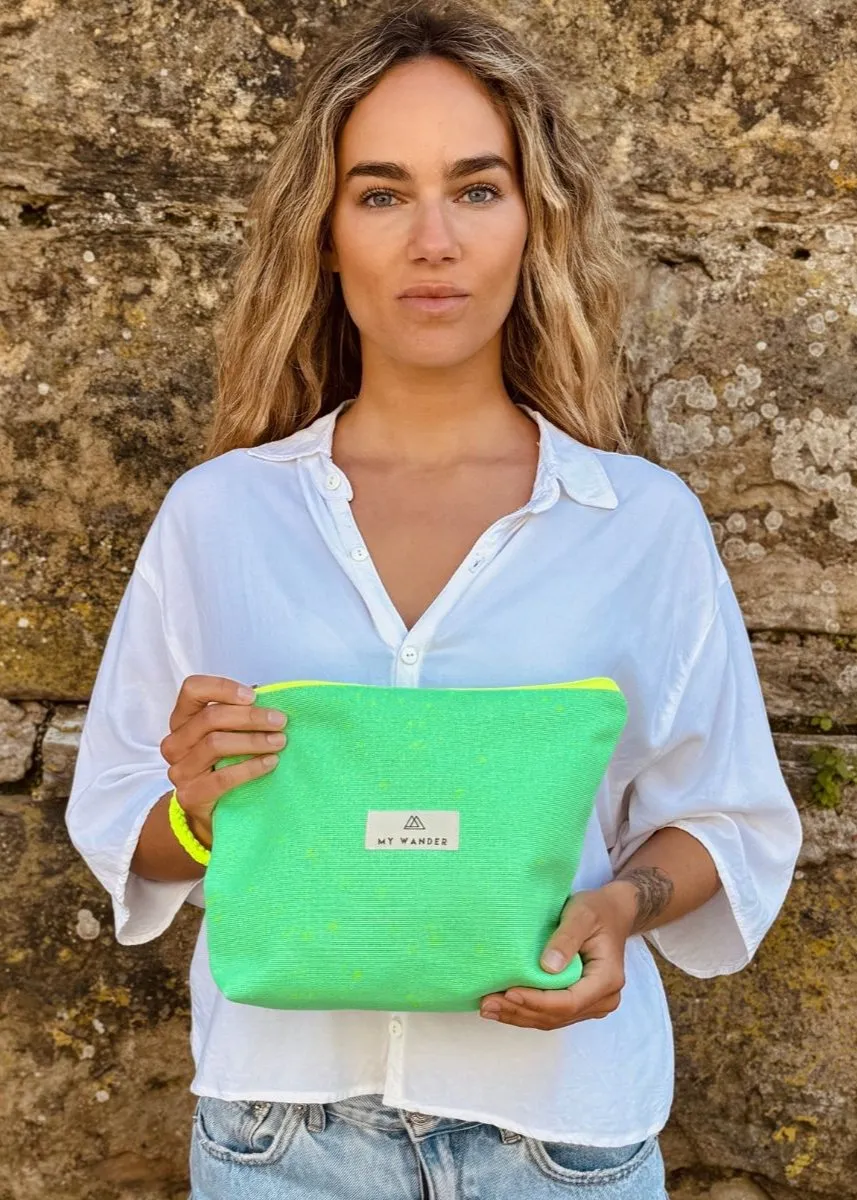 Drops Green <tc>Toiletry Bag</tc>/Women's Shoulder Bag