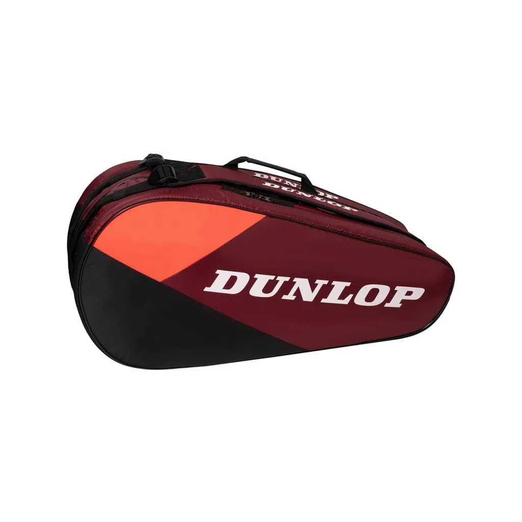 Dunlop CX Club 10 Tennis Racket Bag - Black / Red