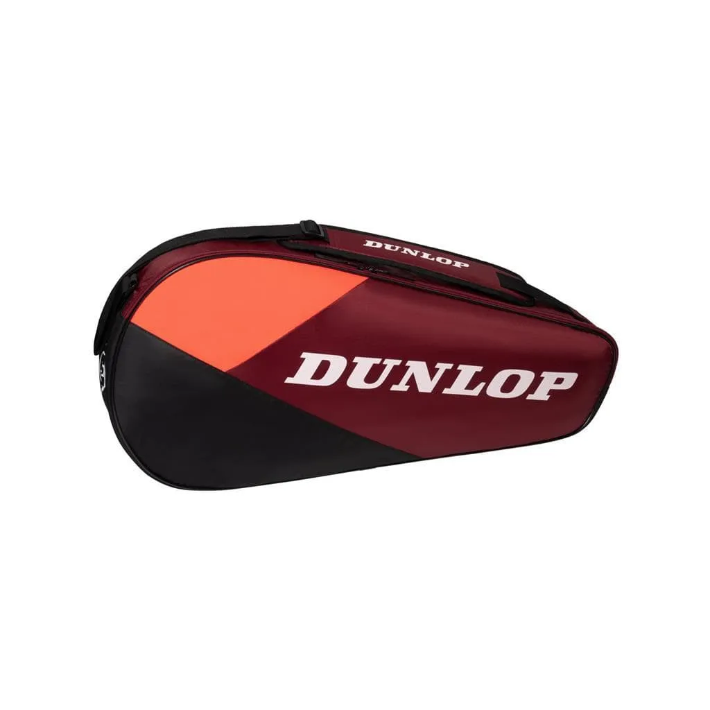 Dunlop CX Club 3 Tennis Racket Bag - Black / Red