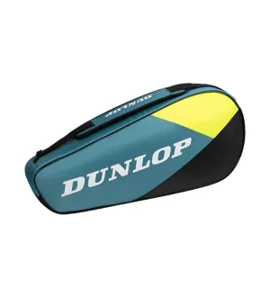 Dunlop SX Club 3 Racket Tennis Bag - Teal / Black / Yellow