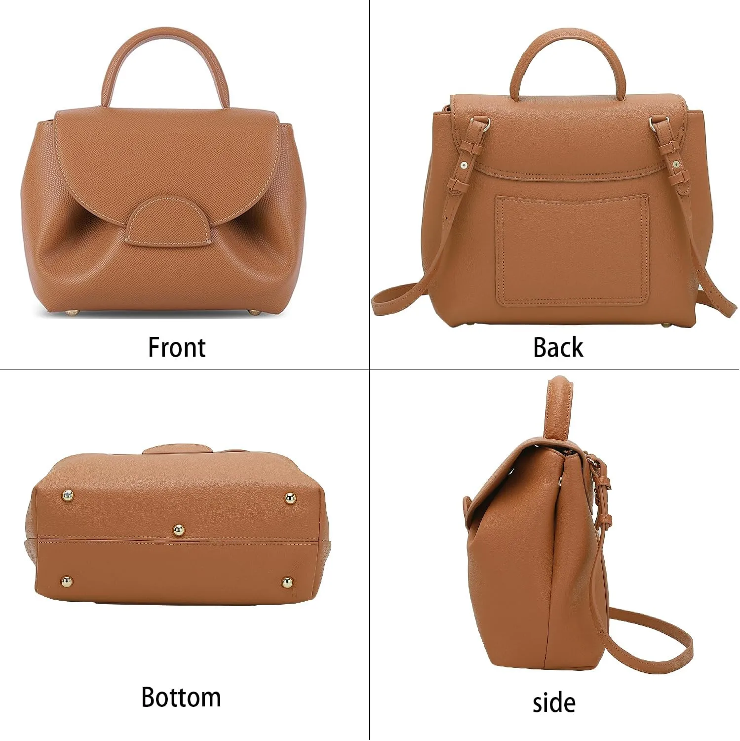 Dyalsa Top Handle Bag Tote Bags Purses for Women Designer Luxury Crossbody Bag Faux Leather Shoulder Bag Satchels 2024