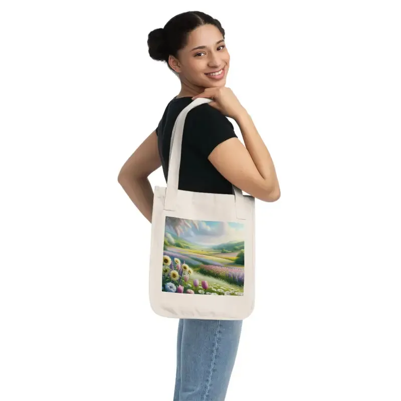 Eco Friendly Canvas Tote Bloom Bold Statement