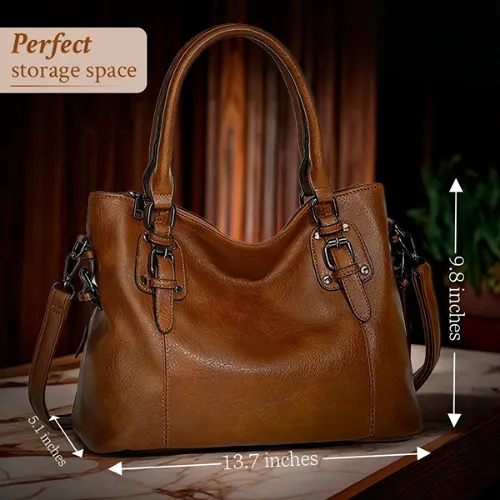 Elantra’s Heritage Bloom | Elegant Leather Shoulder Bag