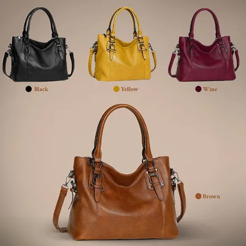 Elantra’s Heritage Bloom | Elegant Leather Shoulder Bag