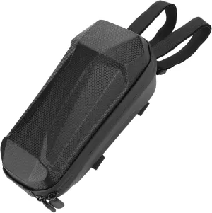 Electric Scooter Carry Bag, 2L Capacity, Waterproof EVA Hard Shell Storage Bag | Reflective Scooter Front Pocket, Non-Slip Transport of Charging Tools for Snacks, Money