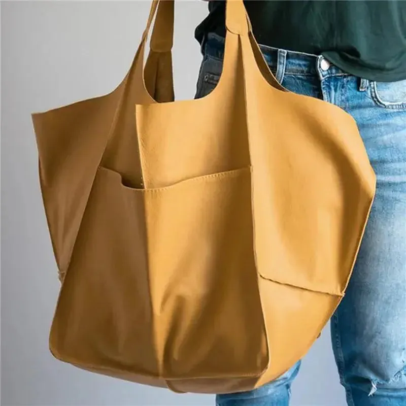 Elize - Vintage Leather Shopper Bag