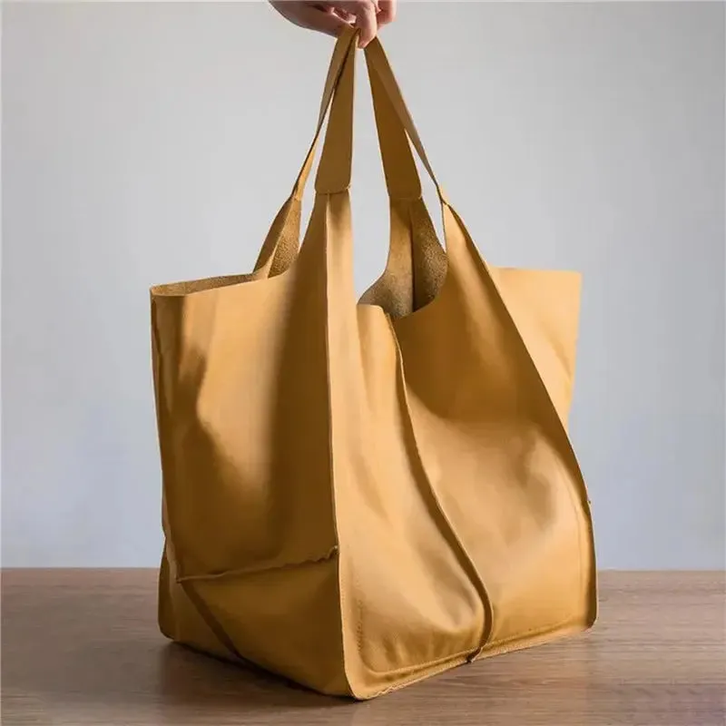 Elize - Vintage Leather Shopper Bag