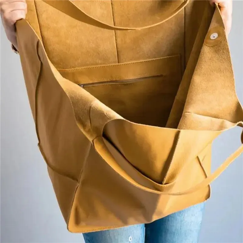 Elize - Vintage Leather Shopper Bag