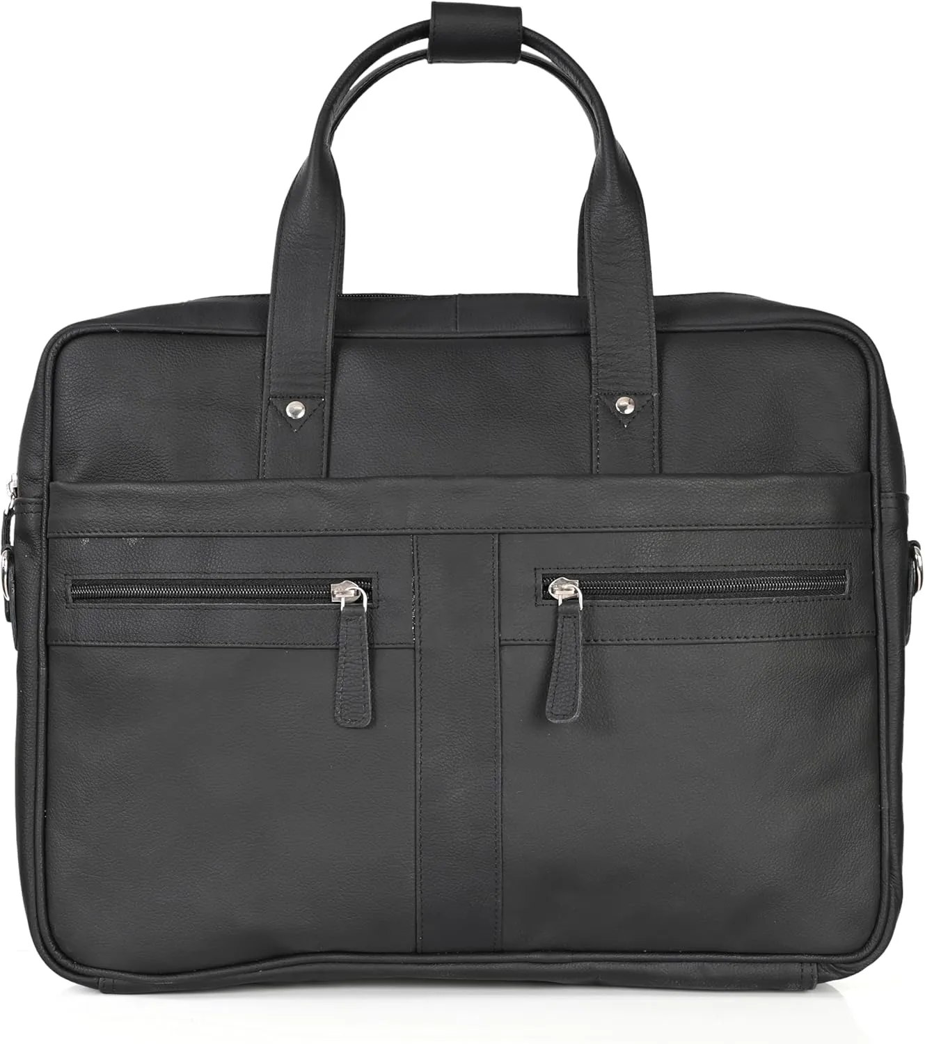 ELIZO Voyager Leather Briefcase and Messenger Bag