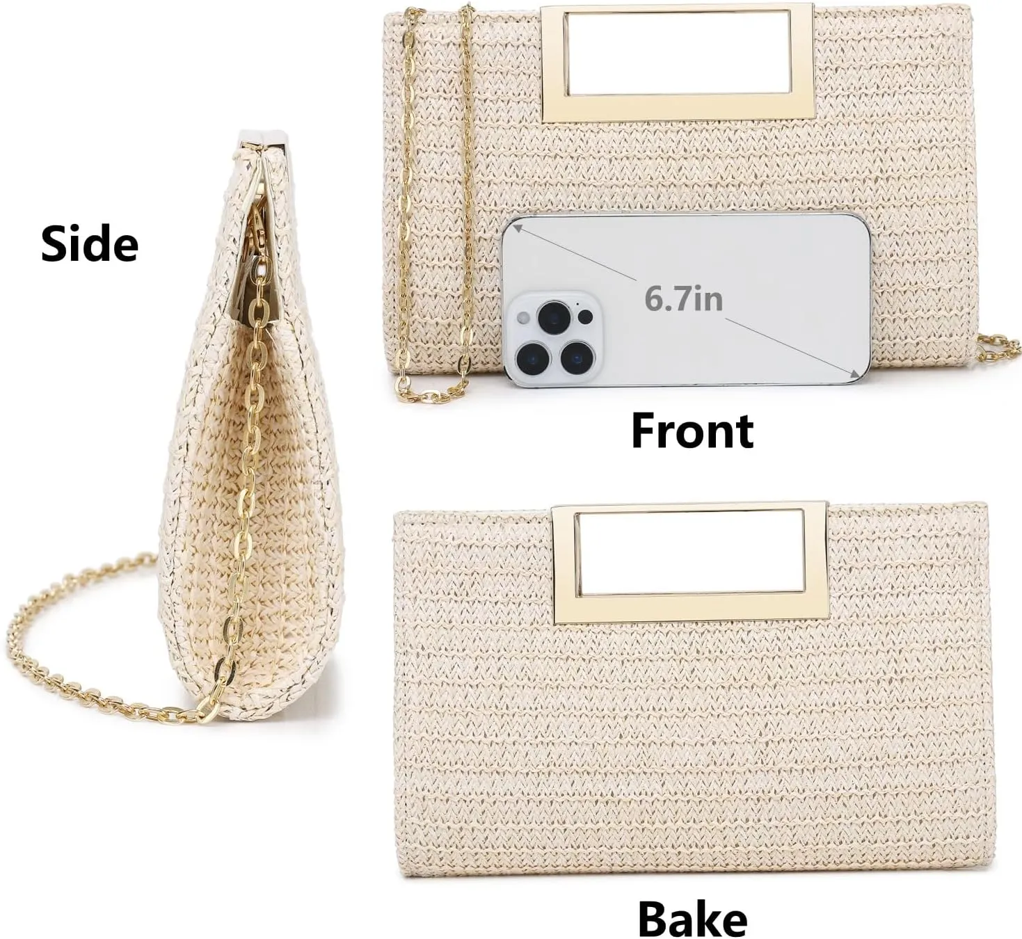 Evening Clutch Purses for Women Formal Party Clutch Bags Cocktail Prom Fashion PU Leather Shoulder Handbags
