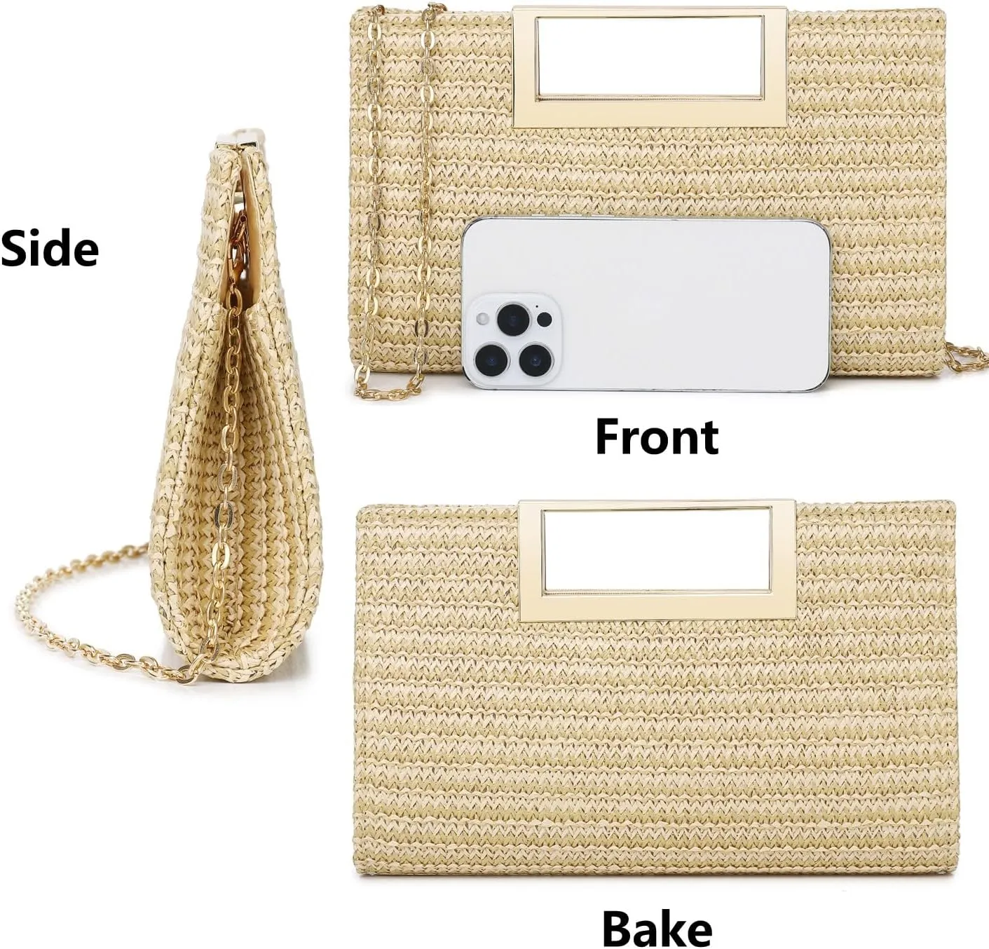 Evening Clutch Purses for Women Formal Party Clutch Bags Cocktail Prom Fashion PU Leather Shoulder Handbags
