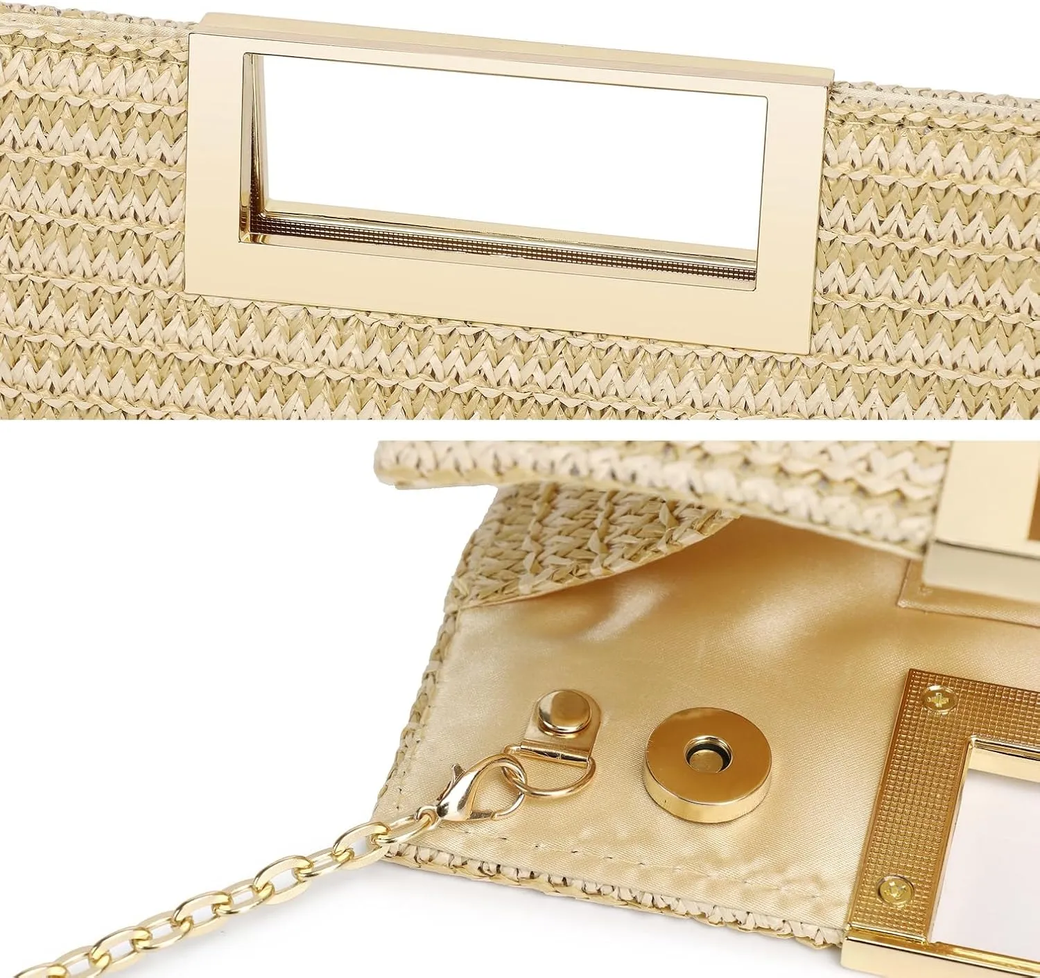 Evening Clutch Purses for Women Formal Party Clutch Bags Cocktail Prom Fashion PU Leather Shoulder Handbags