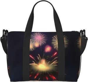 Explosion Fireworks 3d Printingtravel Gym Bag For Tote Bag Carry On Luggage Sport Duffle