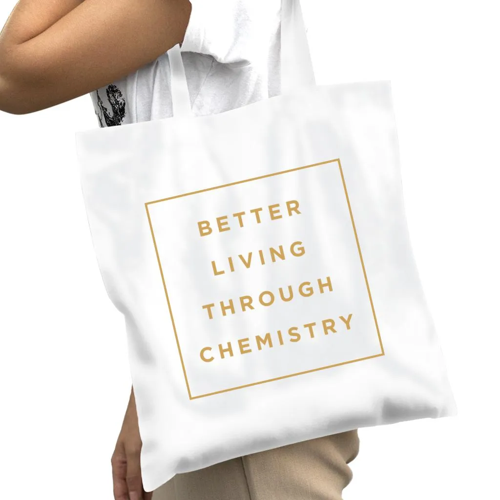 Fatboy Slim Better Living Through Chemistry Cotton Tote Bag