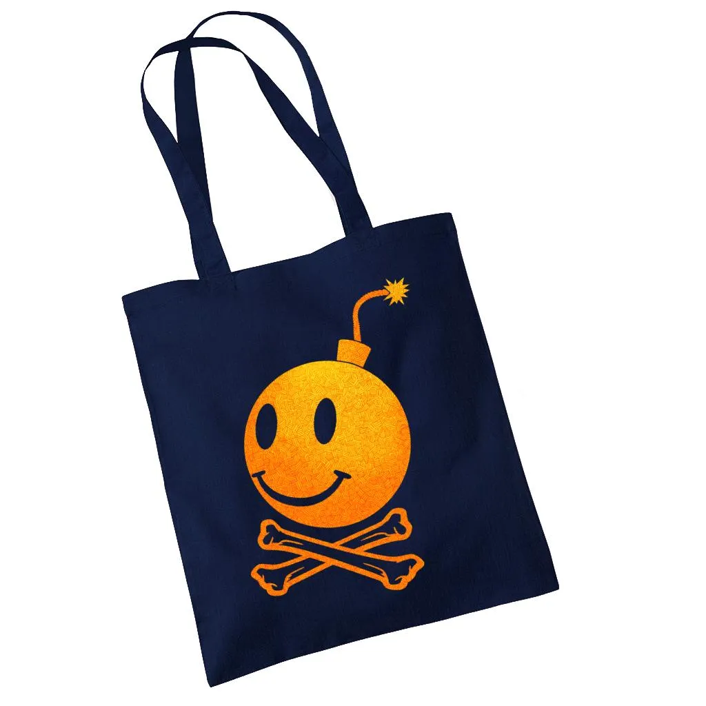 Fatboy Slim Bomb And Crossbones Cotton Tote Bag
