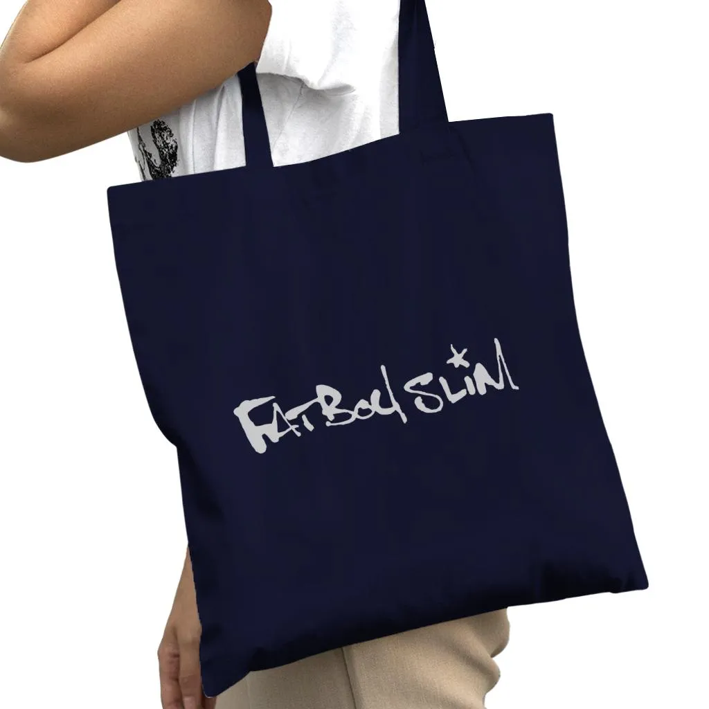 Fatboy Slim Classic Text Logo Cotton Tote Bag