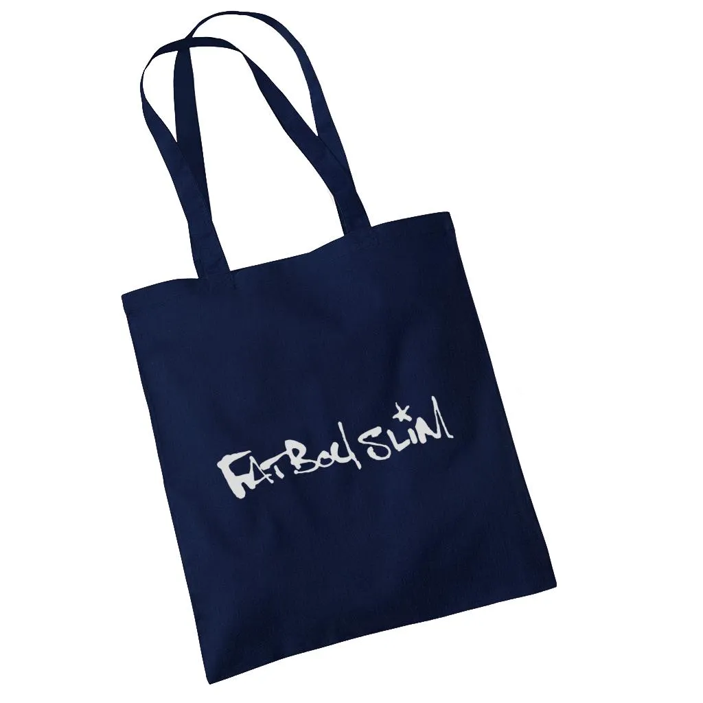 Fatboy Slim Classic Text Logo Cotton Tote Bag