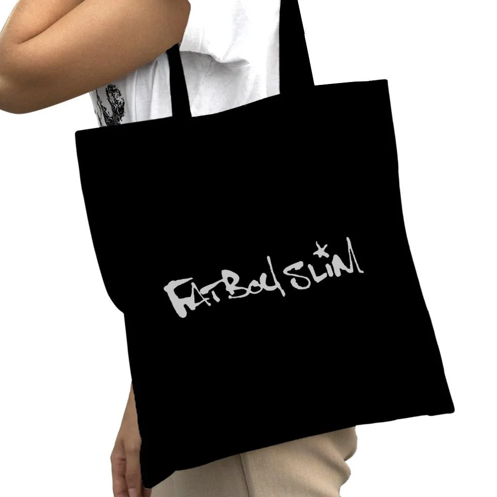 Fatboy Slim Classic Text Logo Cotton Tote Bag