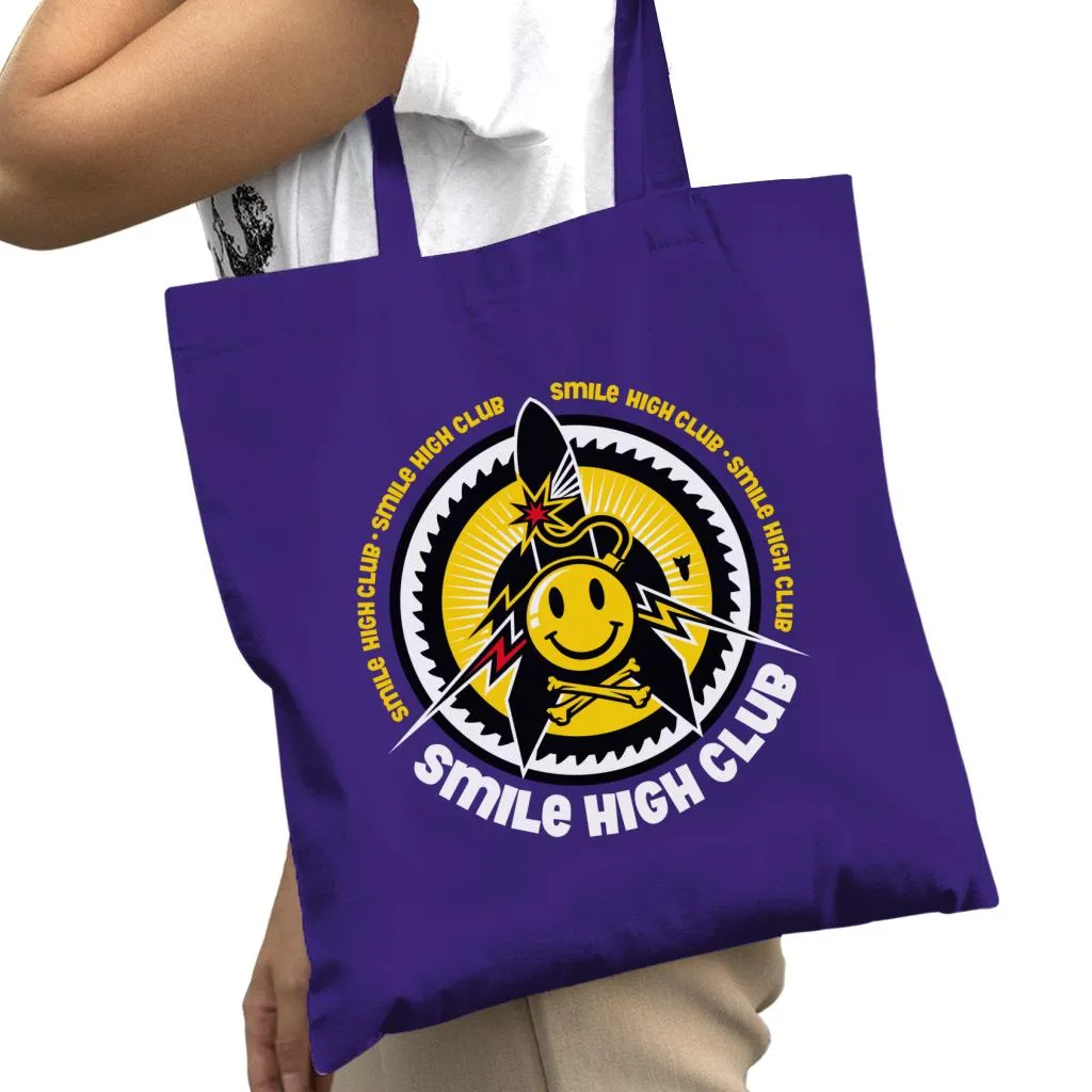 Fatboy Slim Smile High Club Cotton Tote Bag