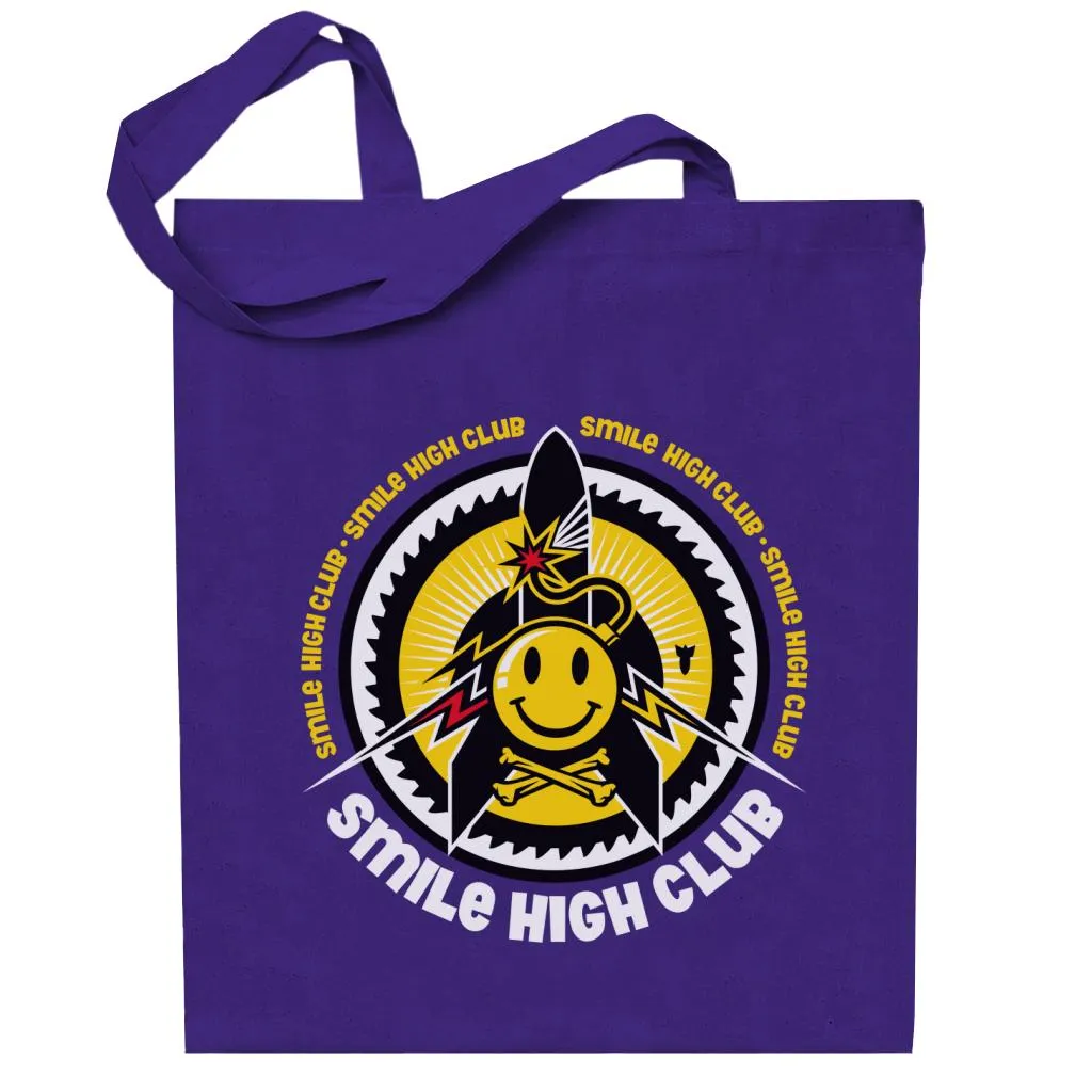 Fatboy Slim Smile High Club Cotton Tote Bag