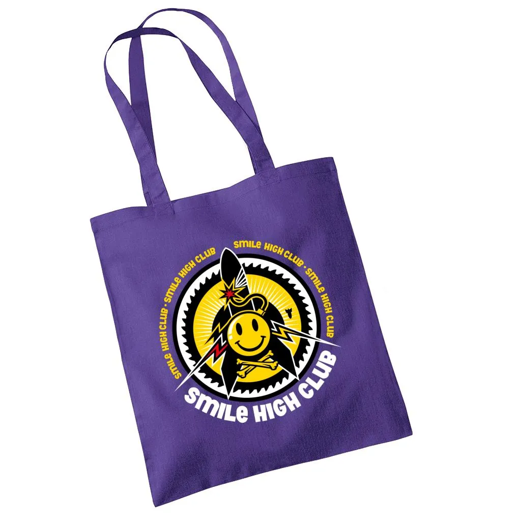 Fatboy Slim Smile High Club Cotton Tote Bag