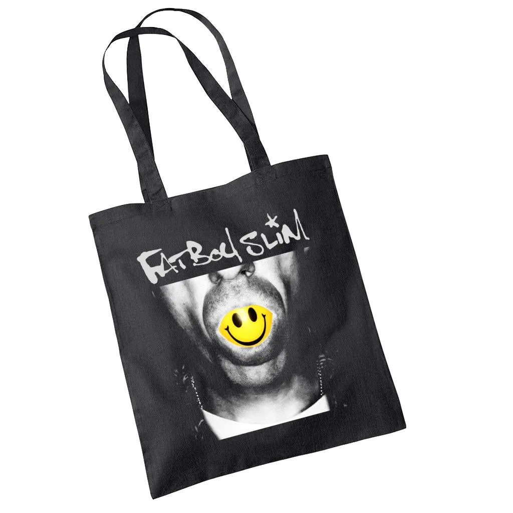 Fatboy Slim Smiley Mouth Cotton Tote Bag