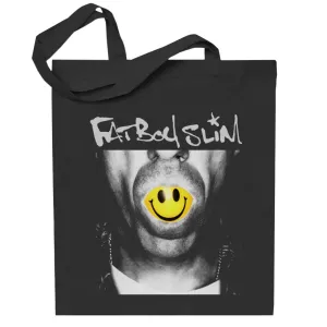 Fatboy Slim Smiley Mouth Cotton Tote Bag