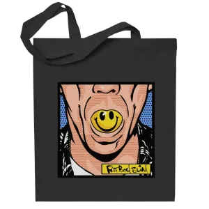 Fatboy Slim Smiley Mouth Pop Art Cotton Tote Bag