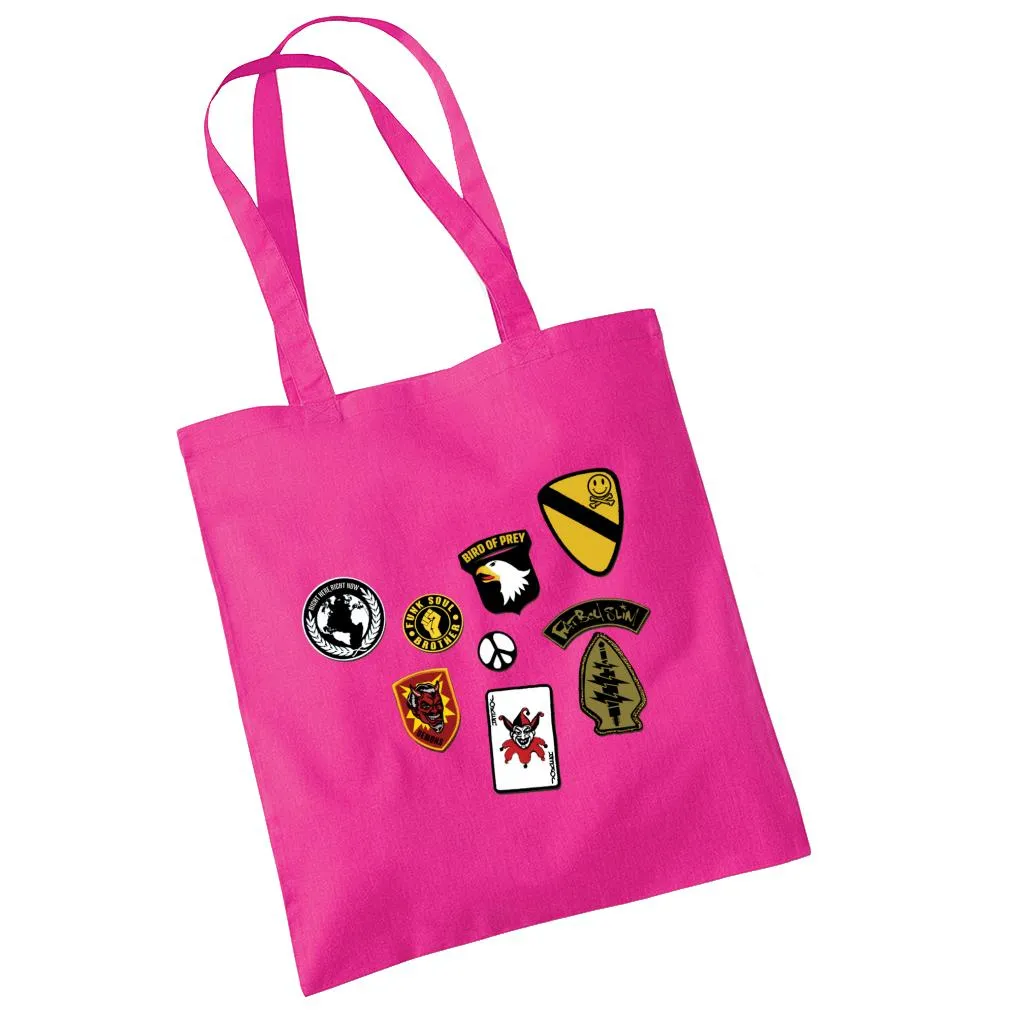 Fatboy Slim Track Badges Cotton Tote Bag