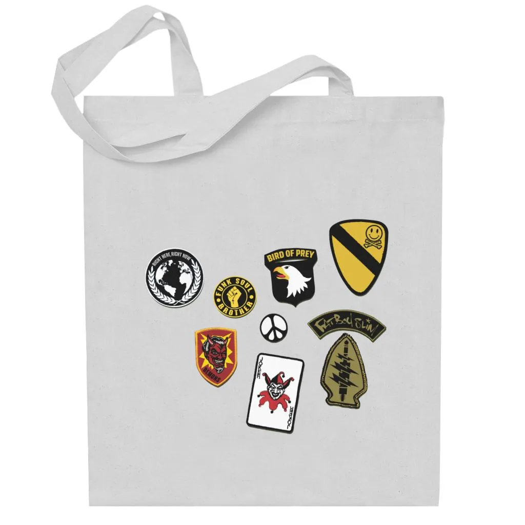 Fatboy Slim Track Badges Cotton Tote Bag