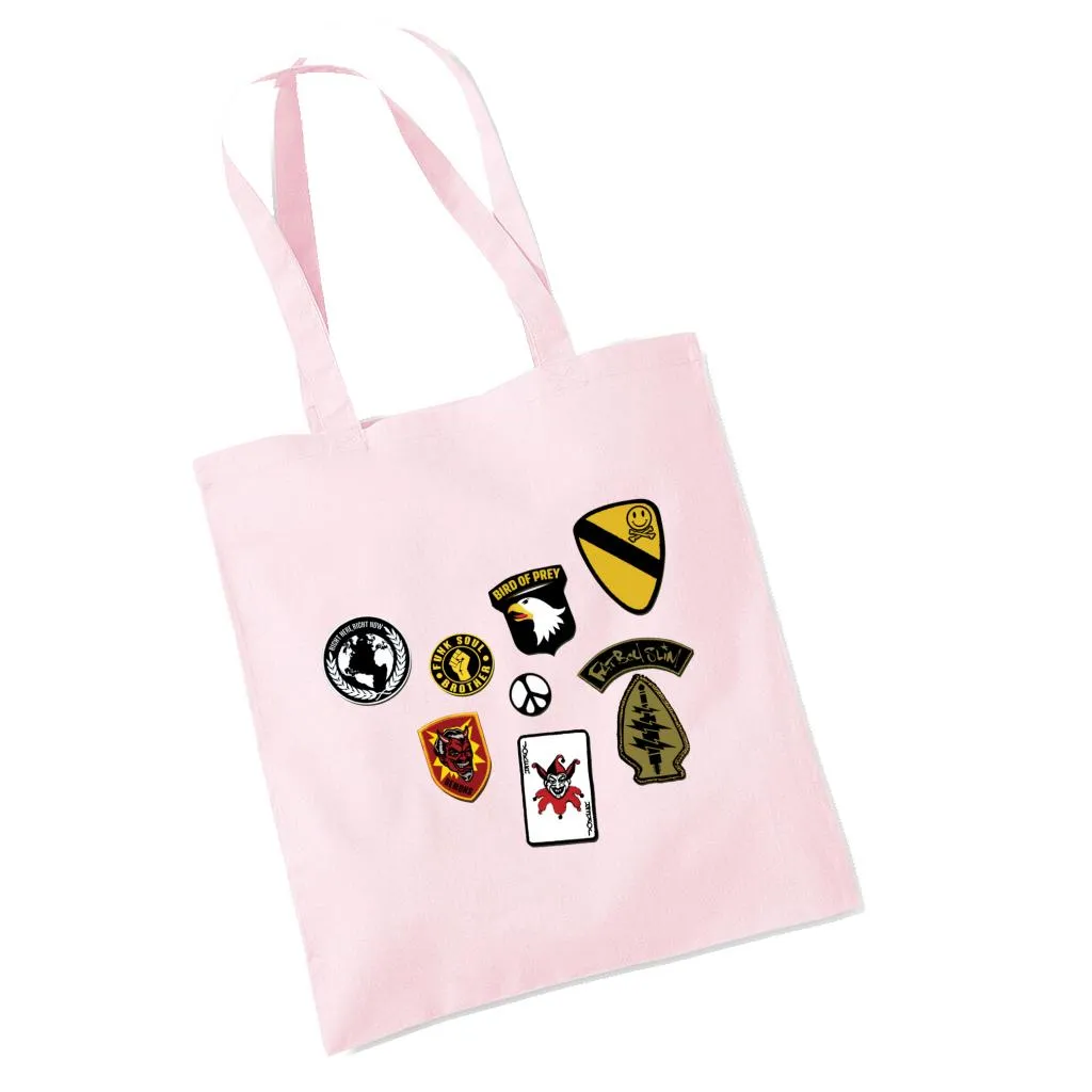 Fatboy Slim Track Badges Cotton Tote Bag
