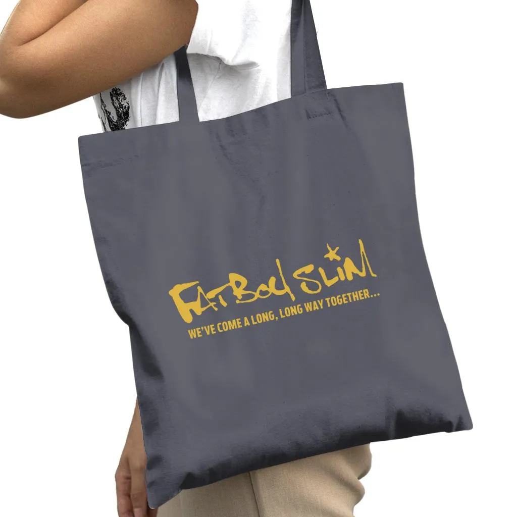 Fatboy Slim We've Come A Long Long Way Text Logo Cotton Tote Bag