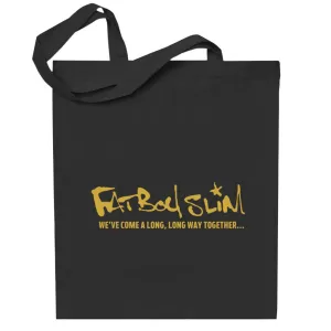 Fatboy Slim We've Come A Long Long Way Text Logo Cotton Tote Bag