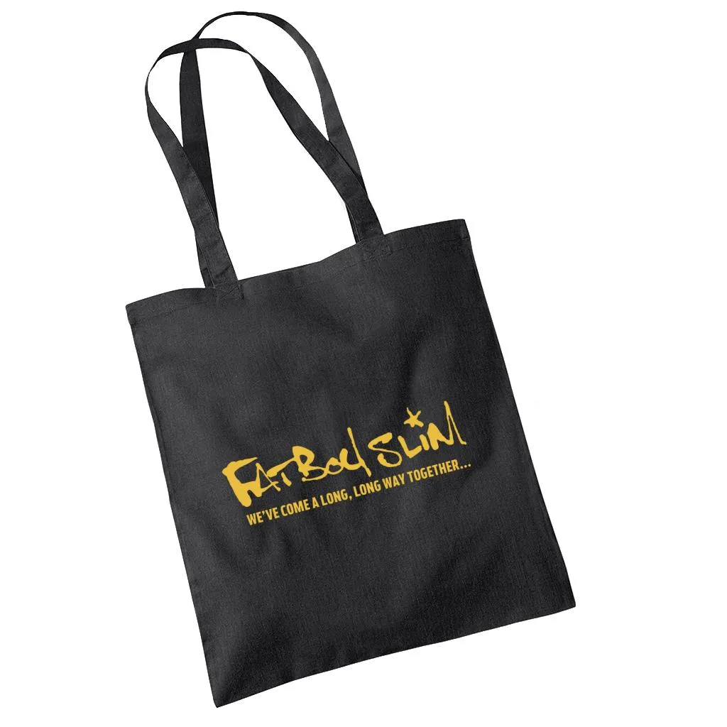 Fatboy Slim We've Come A Long Long Way Text Logo Cotton Tote Bag