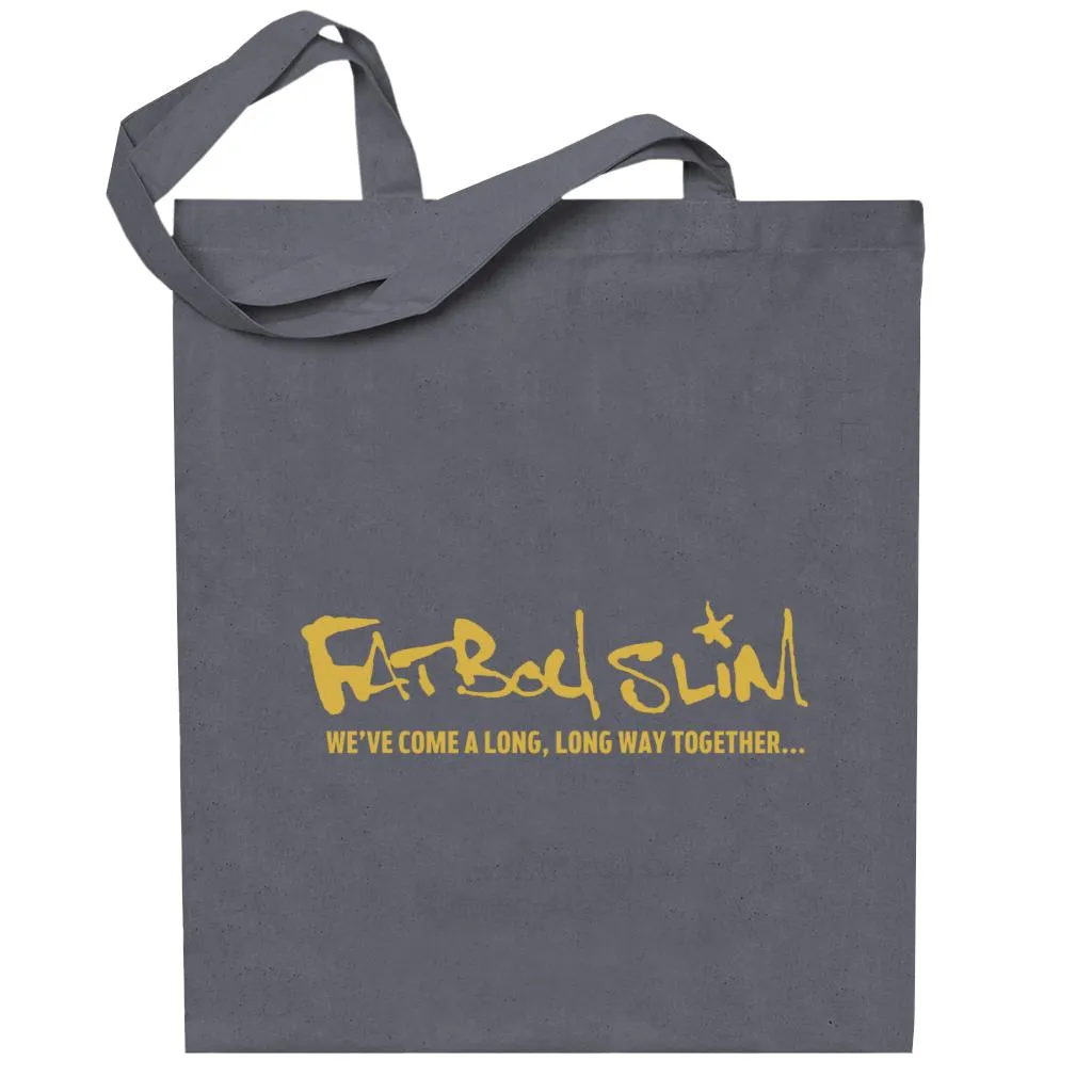 Fatboy Slim We've Come A Long Long Way Text Logo Cotton Tote Bag