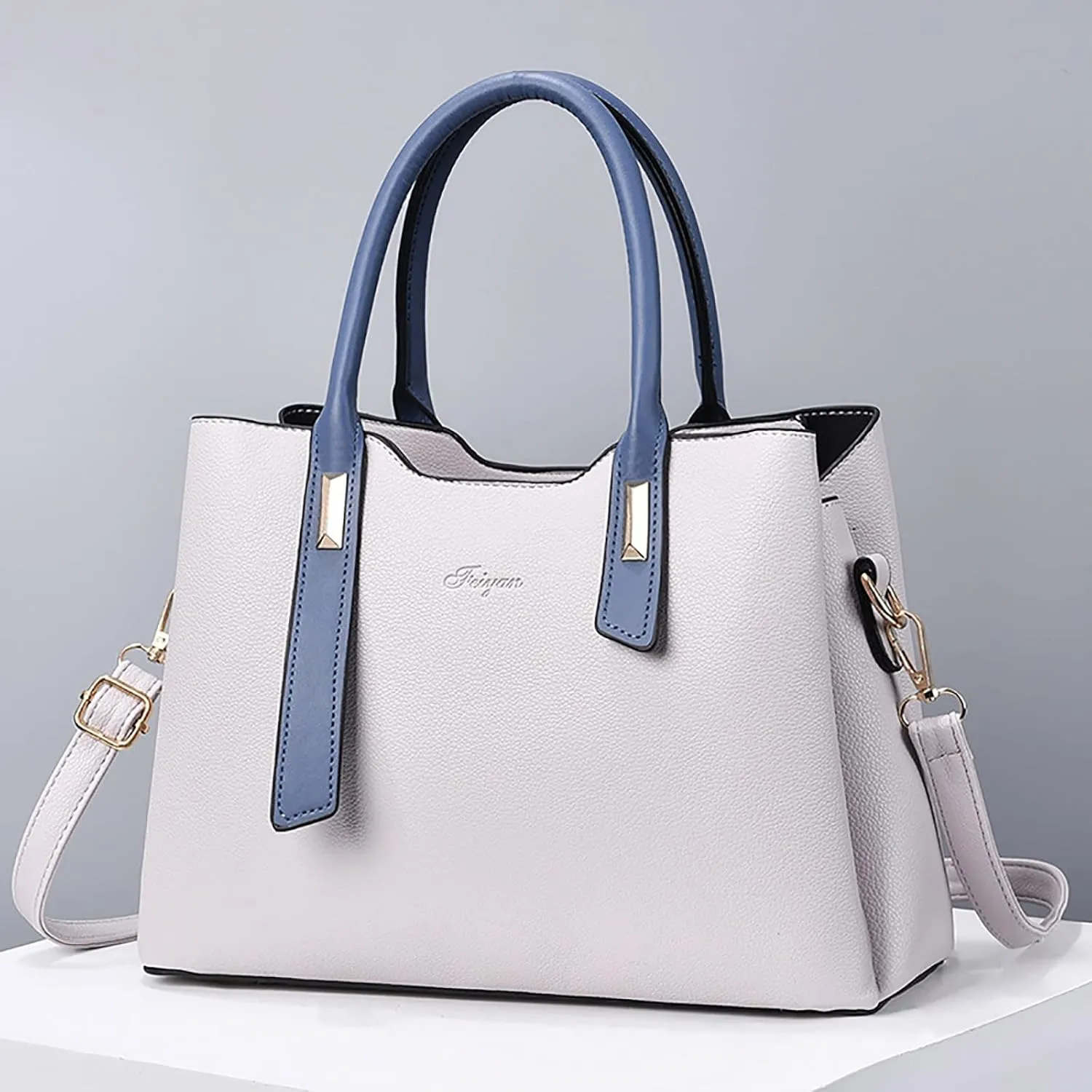 Faux Leather Purses Satchel for Women Shoulder Tote Bags Top Handle Satchel Bags Versatile Daily Bag