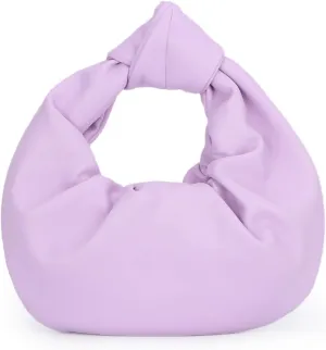 Fecialy Women's Ruched Clutch Purse PU Leather Hobo Handbag Knot Formal Evening Bag Pleated Bag
