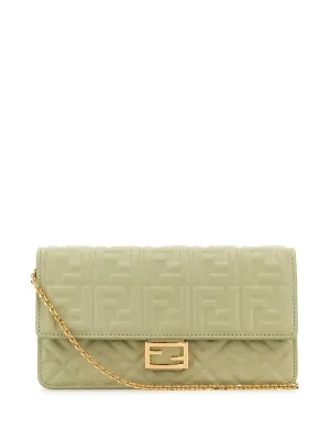 Fendi Green Crossbody & Shoulder Bags