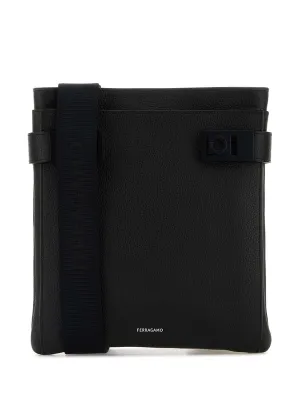 Ferragamo Black Cross Bags