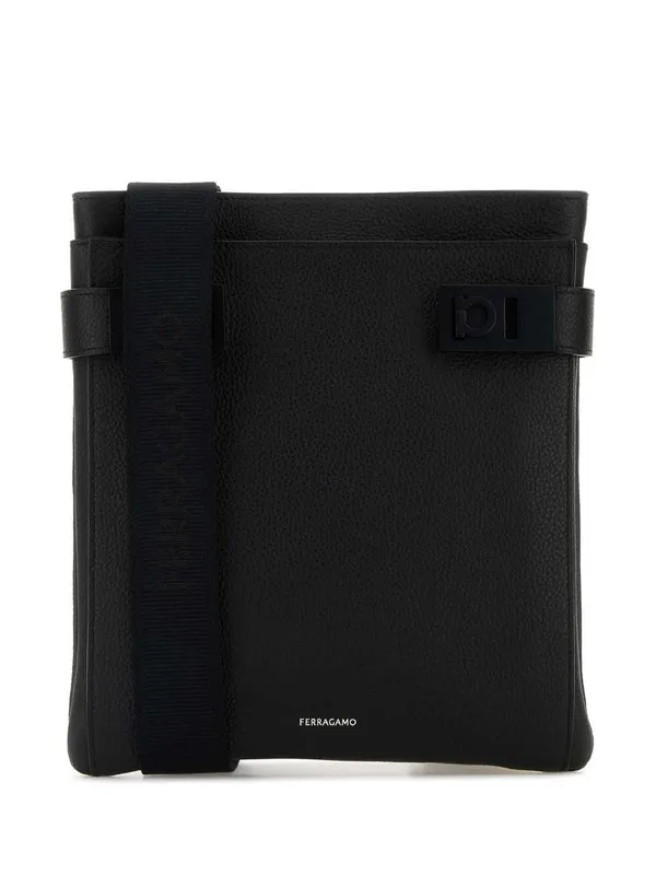 Ferragamo Black Cross Bags